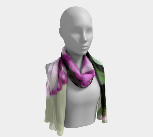 Dahlia and Sage Bold Scarf - Autumn 2024 Collection