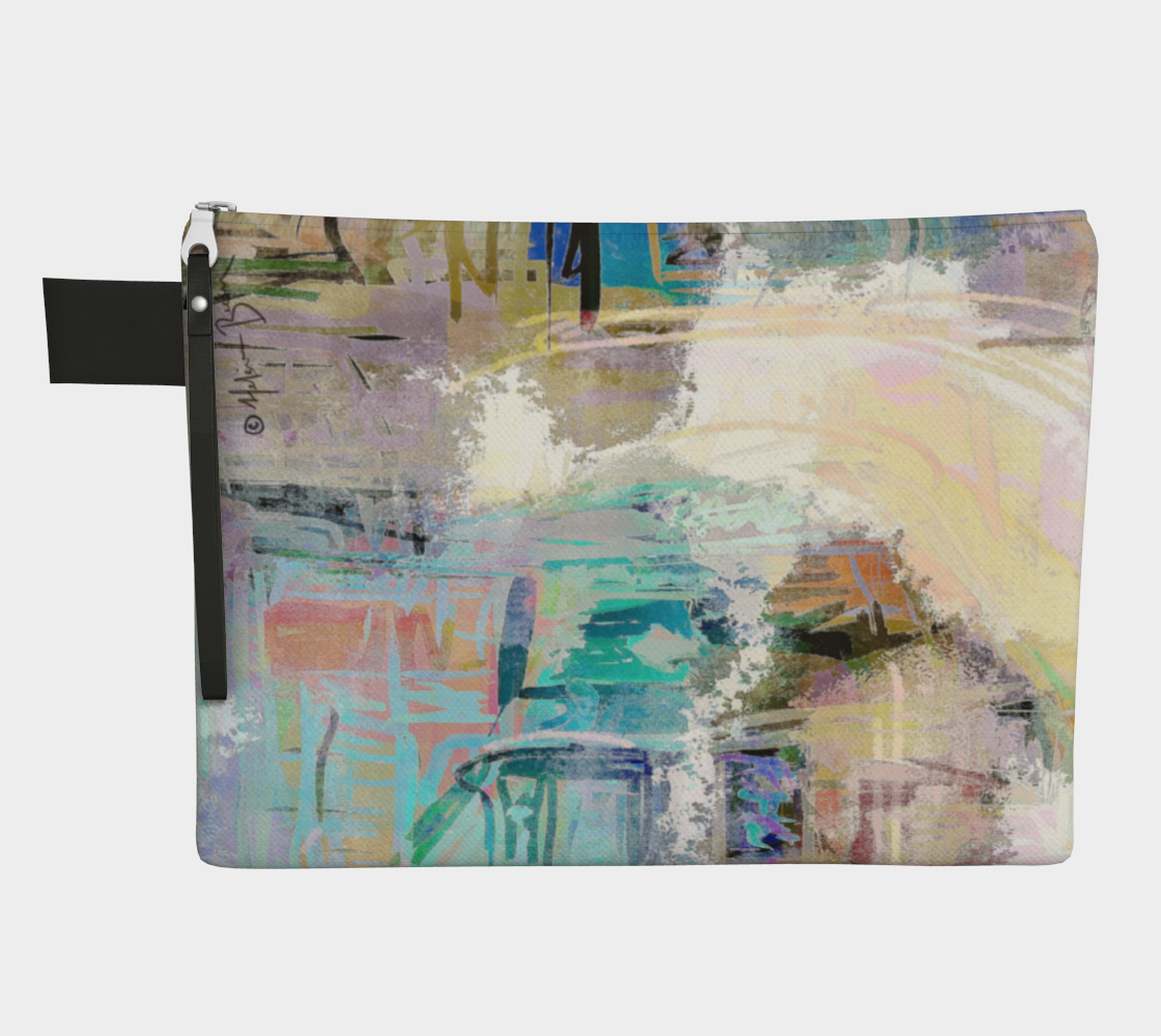City Blocks Zippered Pouch - - ON VACATION!!! - Back Next Year