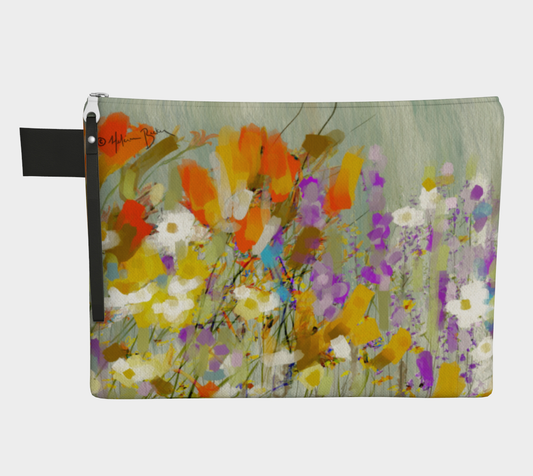 Daylilies and Dynamite Zippered Pouch
