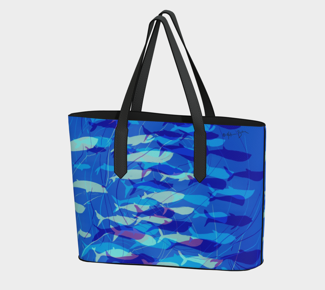 Blue Whale (Royal) Large Tote