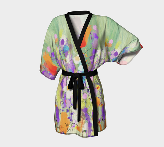 Daylilies and Dynamite Kimono