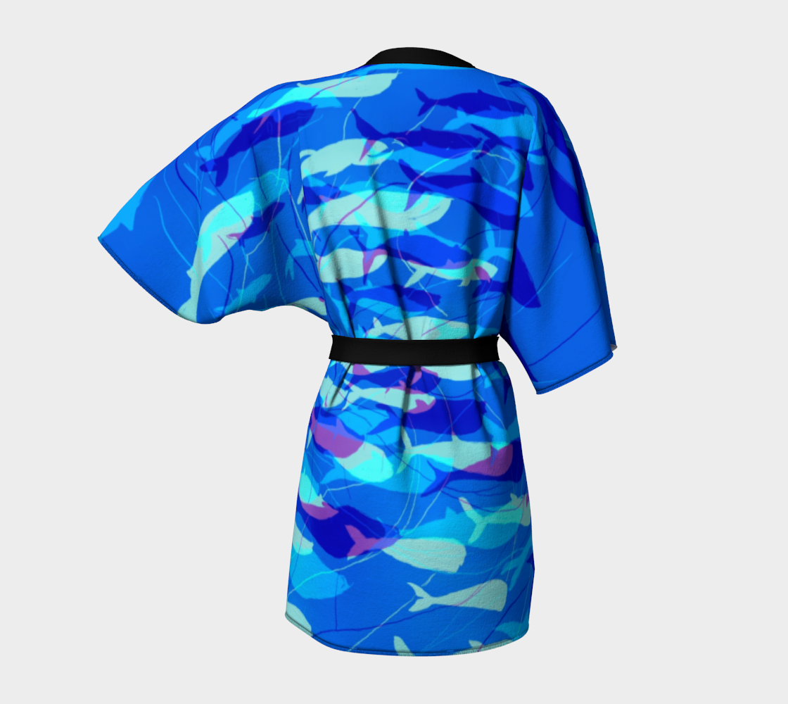 Blue Whale (Royal) Kimono